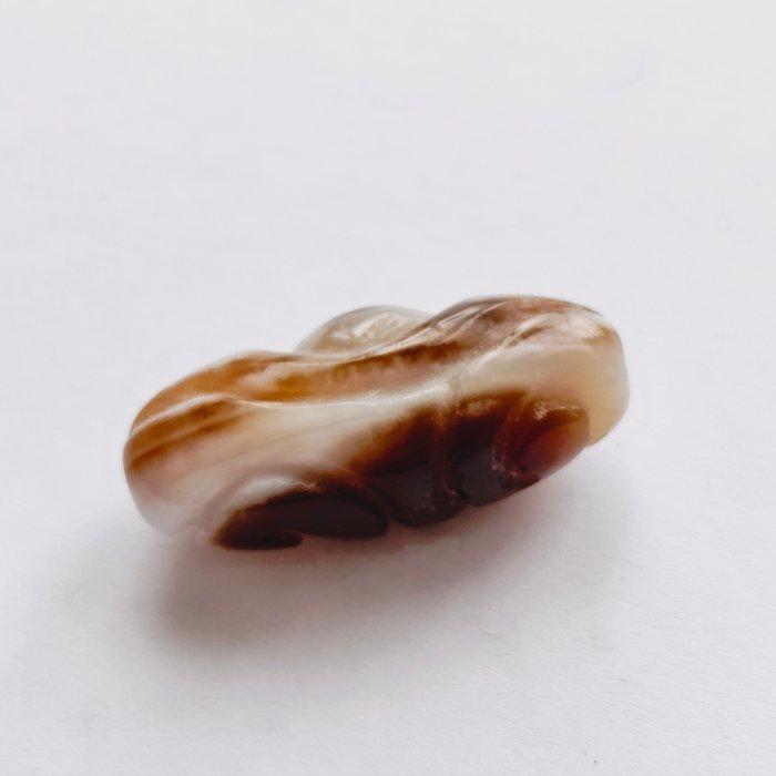 Oud Tibetaans of Nepalees Uitgehouwen agaat Uitgehakte, Antiek en Kunst, Antiek | Overige Antiek