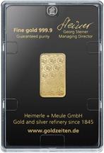 10 gram - Goud .999 - Heimerle + Meule, Germany - Verzegeld