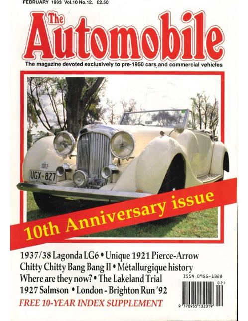 1992 THE AUTOMOBILE MAGAZINE 12, Livres, Autos | Brochures & Magazines