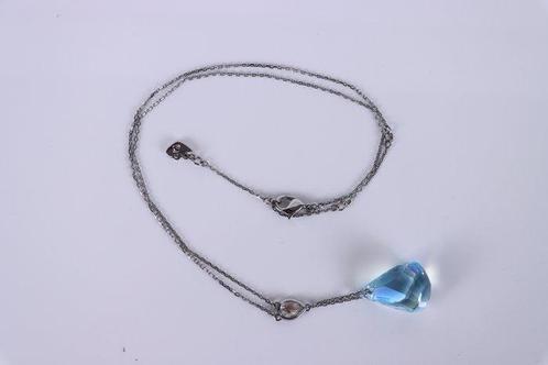 Figuur - Swarovski - Ketting blauwe hanger (Boxed) - Kristal, Antiek en Kunst, Curiosa en Brocante