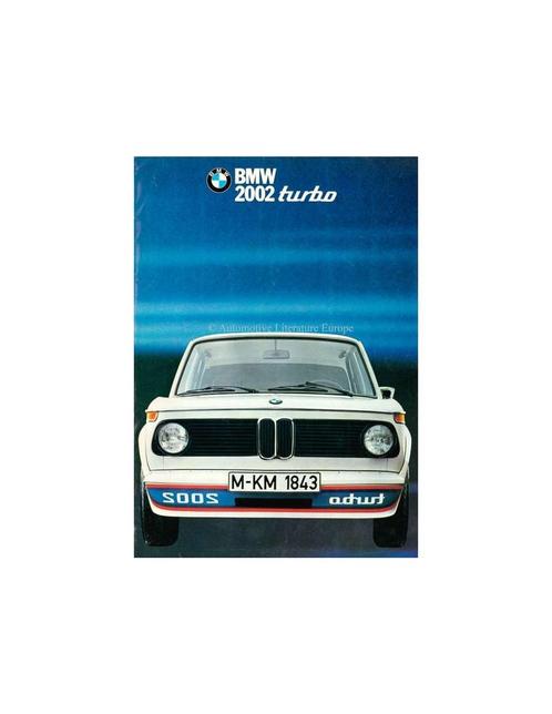 1974 BMW 2002 TURBO BROCHURE DUITS, Livres, Autos | Brochures & Magazines, Enlèvement ou Envoi
