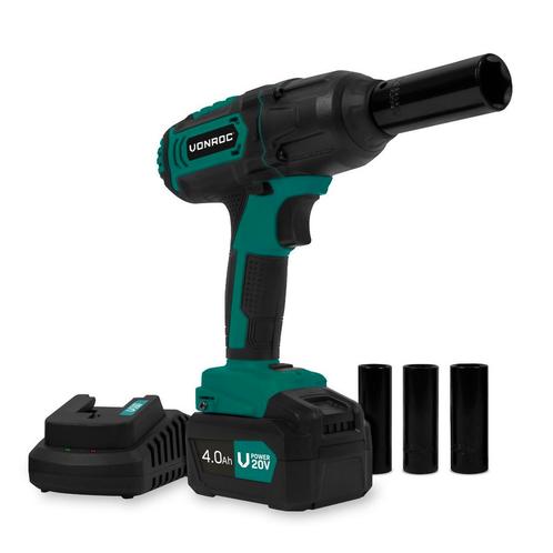 Accu slagmoersleutel 20V – 4 standen: 100/200/300/400Nm –, Doe-het-zelf en Bouw, Gereedschap | Handgereedschap, Nieuw, Verzenden