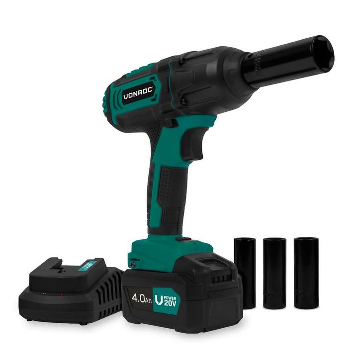 Accu slagmoersleutel 20V – 4 standen: 100/200/300/400Nm –, Doe-het-zelf en Bouw, Gereedschap | Handgereedschap, Nieuw, Verzenden