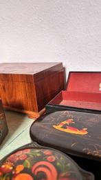 Kist (9) - Gelakt messing - Verzameling 9 schatkisten, Antiek en Kunst