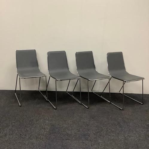 Tweedehands complete set van 4 stuks Johanson Speed stoelen,, Huis en Inrichting, Stoelen, Zwart, Gebruikt