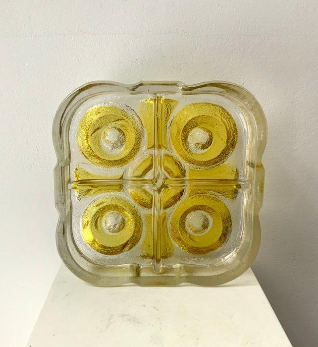 Walther Glas - Schotel - Glas - Glazen schaal voor snacks, Antiek en Kunst, Kunst | Designobjecten