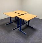 complete set 3 schooltafels,  Presikhaaf (stip rood), Beuken, Huis en Inrichting, Gebruikt