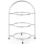 Etagère/Serveerstandaard | Verchroomd | 3x Ø275mm |, Verzenden, Nieuw in verpakking