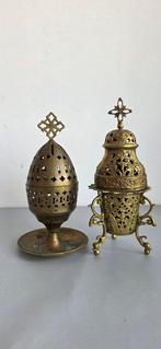 Brûleur dencens (2) - Laiton - Encensoirs orthodoxes, Antiquités & Art