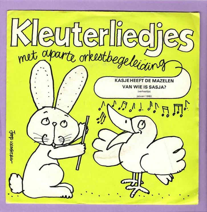Lea Smulders, Hans Peters Jr. – Kleuterliedjes (1-7-Vinyl-S, CD & DVD, Vinyles Singles, Enlèvement ou Envoi