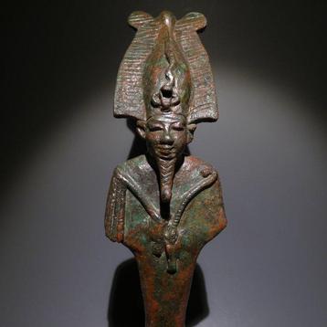 Égypte ancienne Bronze Grande énorme sculpture du dieu