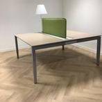 Tweedehands Pami Duo werkplek / bureau met scheidingswand,, Huis en Inrichting, Gebruikt, Bureau