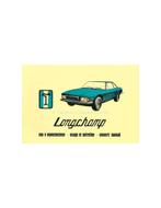 1979 DE TOMASO LONGCHAMP INSTRUCTIEBOEKJE, Ophalen of Verzenden