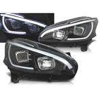 PHARES POUR PEUGEOT 208 12-15 TUBE LIGHT LED NOIR, Verzenden
