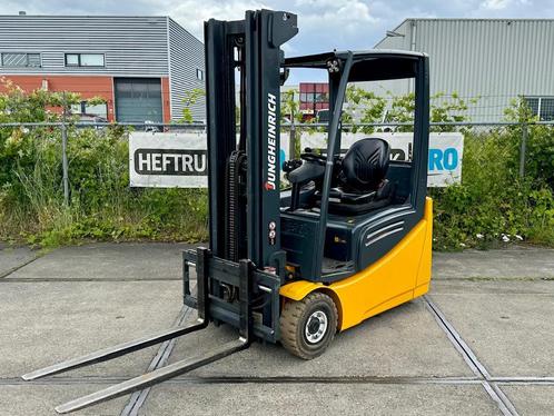 Jungheinrich EFG216k-500DZ (2014) sideshift+4e functie VIDEO, Zakelijke goederen, Machines en Bouw | Heftrucks en Intern transport
