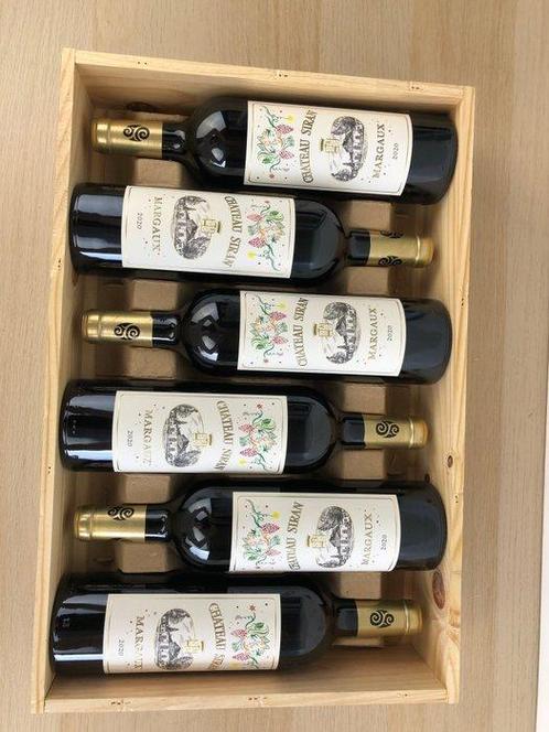 2021 Château Siran - Bordeaux, Margaux - 6 Flessen (0.75, Verzamelen, Wijnen