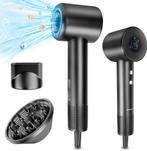 Fohn - Haardroger - Föhn met diffuser - 1600W - Zwart - Aigo, Verzenden, Nieuw