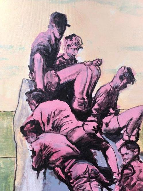 Geranio Paola - Hiking, Antiek en Kunst, Kunst | Schilderijen | Modern