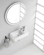 2dekans | Wiesbaden Rhea fontein rechts 45.5x26x12cm wit, Ophalen of Verzenden, Nieuw