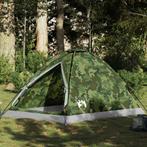 vidaXL Koepeltent 2-persoons waterdicht camouflage, Nieuw