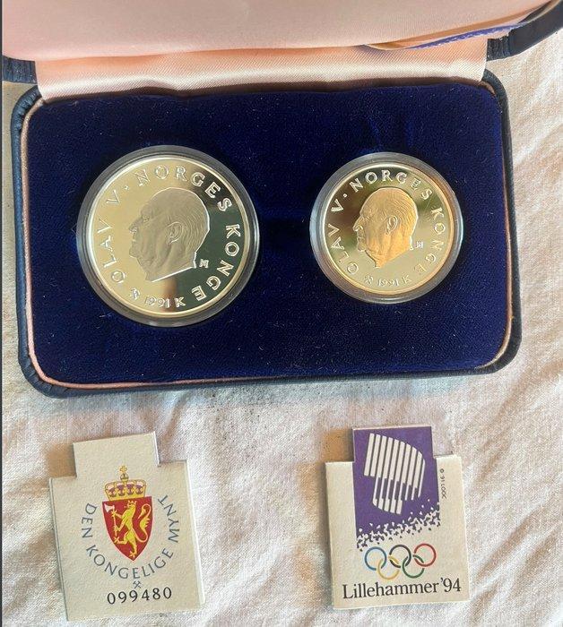 Noorwegen. Proof Set 1994 Lillehammer (Zonder Minimumprijs), Postzegels en Munten, Munten | Europa | Niet-Euromunten