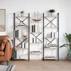 vidaXL Boekenplank Sonoma eiken 156 x 25 x 167.5 cm Bewerkt, Verzenden, Nieuw