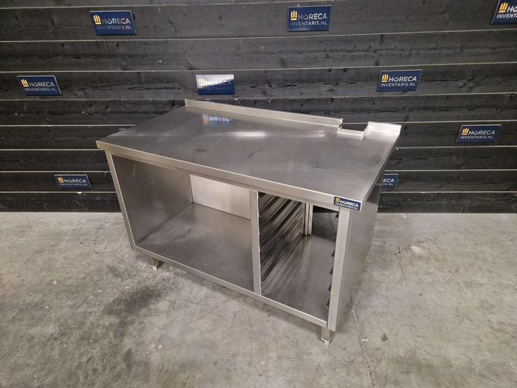 Onderstel | RVS | 130cm, Zakelijke goederen, Horeca | Keukenapparatuur, Gebruikt, Ovens, Microgolfovens en Steamers