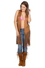 Hippie Vest Lang Dames, Vêtements | Femmes, Costumes de carnaval & Vêtements de fête, Verzenden