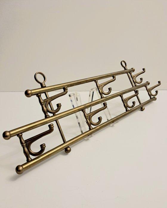 Kapstok - Messing - Vintage garderobe, Antiquités & Art, Curiosités & Brocante