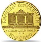 Oostenrijk. 100 Euro 2025 Wiener Philharmoniker, 1 oz, Postzegels en Munten