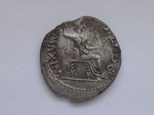 Romeinse Rijk. Tiberius. AD 14-37. AR Denarius Tribute, Postzegels en Munten, Munten | Europa | Niet-Euromunten