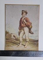 Auguste Delacroix Boulogne (1809-1868) - Le petit pecheur
