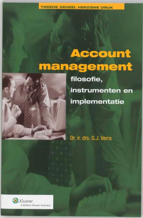 Account management 9789013007237 G.J. Verra, Boeken, Economie, Management en Marketing, Zo goed als nieuw, Verzenden