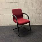 Ahrend vergaderstoel, sledestoel, rood - zwart
