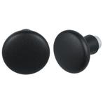 Ami deurklink paddenstoelmodel aluminium zwart, Klink of Kruk