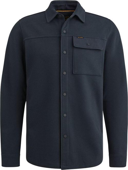 PME Legend Overshirt Waffle Navy maat Maat 52/54 (L) Heren, Kleding | Heren, Truien en Vesten, Blauw, Nieuw, Maat 52/54 (L), Verzenden