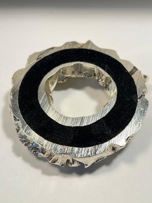 Petit bougeoir - argent laminé - Guirlande de Noël, Antiek en Kunst, Antiek | Zilver en Goud