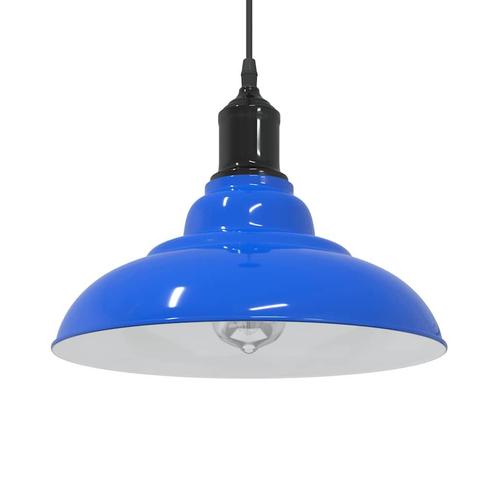 vidaXL Hanglamp in hoogte verstelbaar E27 Ø31 cm metaal, Huis en Inrichting, Lampen | Overige, Nieuw, Verzenden