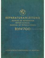 1961 BMW 700 REPARATIE HANDLEIDING MULTI, Auto diversen, Handleidingen en Instructieboekjes