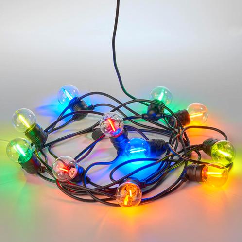 Feestverlichting voor buiten Party 20 Lichtsnoer kleur Incl., Tuin en Terras, Buitenverlichting, Verzenden