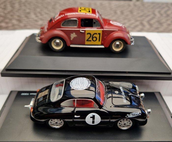 Schuco 1:43 - Voiture miniature (2) - VW Käfer/Porsche 356A, Hobby & Loisirs créatifs, Voitures miniatures | 1:5 à 1:12