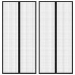 vidaXL Insectendeurgordijnen 2 st magnetisch 220x110 cm, Verzenden, Nieuw