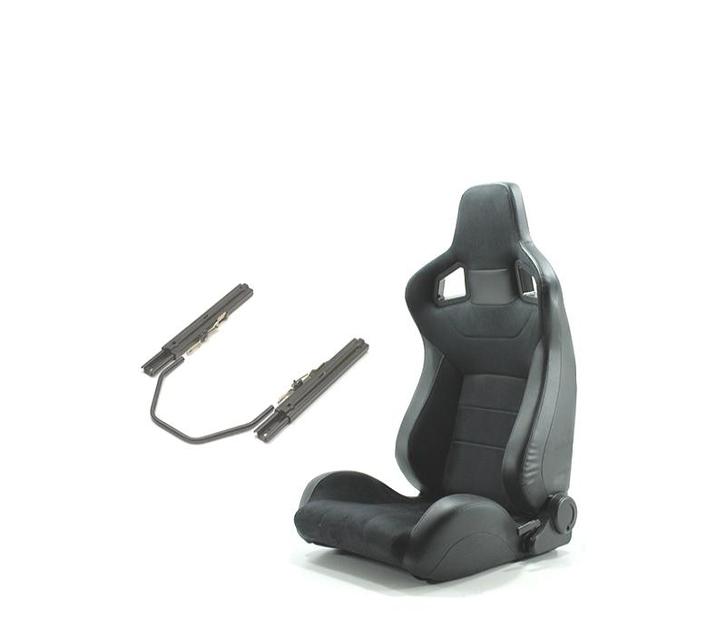 Semi Baquet Backet Type Rs En Cuir Noir + Fixation Trucks, Auto-onderdelen, Interieur en Bekleding, Verzenden