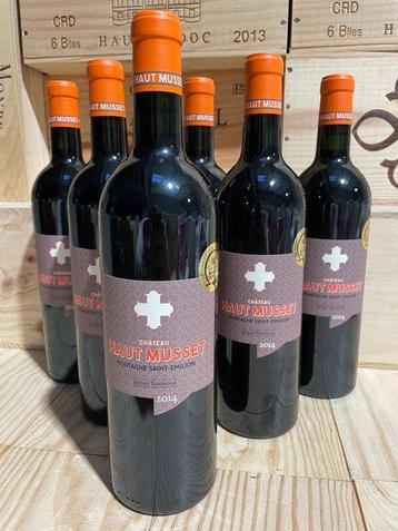 2014 Château Haut Musset - Saint-Émilion - 6 Flessen (0.75