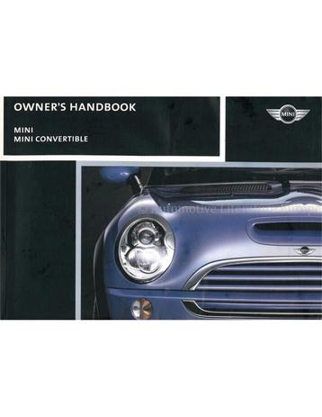 2005 MINI ONE COOPER S INSTRUCTIEBOEKJE ENGELS, Ophalen of Verzenden