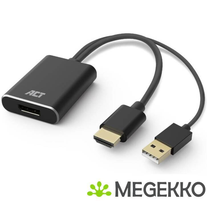 ACT HDMI naar DisplayPort adapter. 4K@60Hz, Computers en Software, Overige Computers en Software, Nieuw, Verzenden
