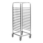 Regaalwagen | RVS | 15 Niveaus (600x400) |, Zakelijke goederen, Horeca | Keukenapparatuur, Verzenden, Nieuw in verpakking
