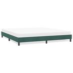 vidaXL Bedframe zonder matras 180x220 cm fluweel donkergroen, Verzenden, Nieuw