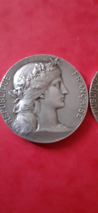 Frankrijk. 2 jetons en argent – Notaires de l’arrondissement, Timbres & Monnaies, Monnaies & Billets de banque | Accessoires