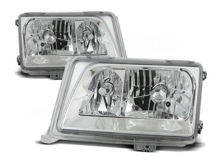 Chrome koplampen geschikt voor Mercedes W124 E-klasse, Auto-onderdelen, Verlichting, Nieuw, Mercedes-Benz, Verzenden